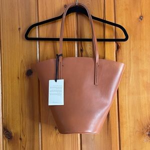 Modern Weaving minimal leather med. Pale Bag